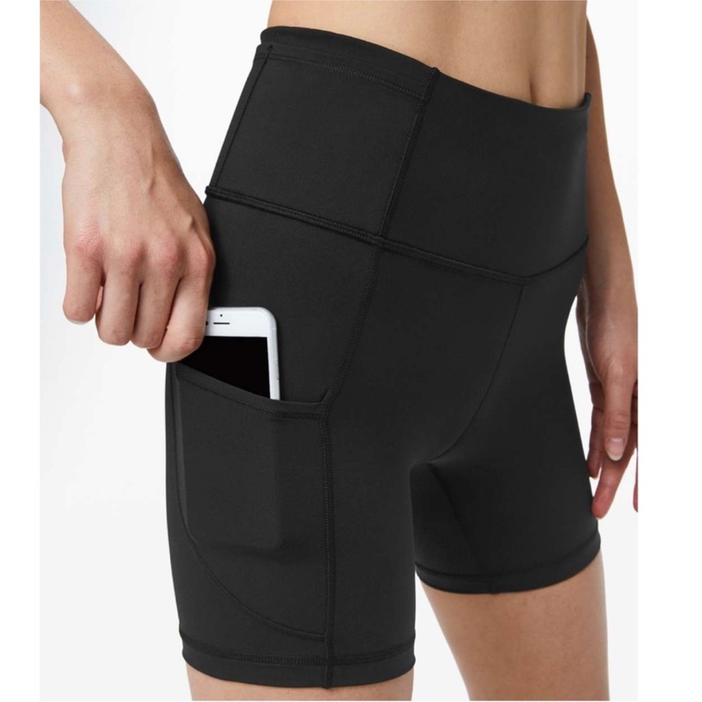 lululemon fast and free high rise short - 6”